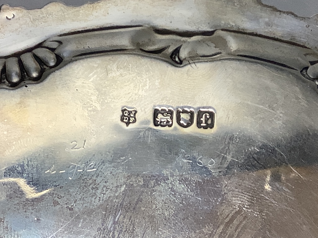 An Edwardian silver salver, Josiah Williams and Co.